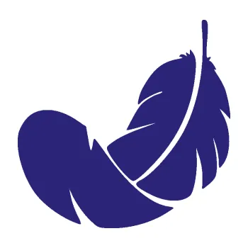 Samolepící dekorace Peříčko 008 levá (22 - střední modrá) SAMOLEPKA NA AUTO, NÁLEPKA, FÓLIE, POLEP, TUNING, VLASTNÍ TEXT, TISK, AUTOSAMOLEPKY.cz, POLEPY, OBRÁZEK, LOGO, 3D STICKERS