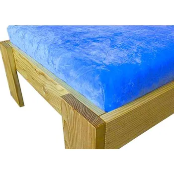 Prostěradlo Prostěradlo Aaryans 180x200 cm mikroflanel modré (Prostěradlo z mikrovlákna na 2 postele 180x200 cm)