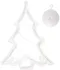 Vánoční osvětlení KiK KX5246 stromeček LED teplá bílá