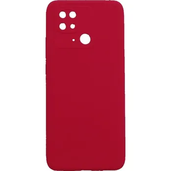 Pouzdro na mobilní telefon Kryt Xiaomi Redmi 10C malinově červený (obal neboli pouzdro na Xiaomi Redmi 10C)