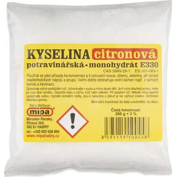 Kyselina citronová 200 g