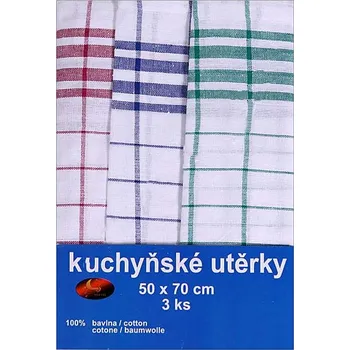 Utěrka Utěrka 50x70 COLOR balení 3ks (1 balení obsahuje 3 ks, cena je za toto balení)