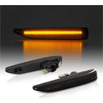 Směrový světlomet LED blinkry BMW 7 E65/E66 - zatmavené