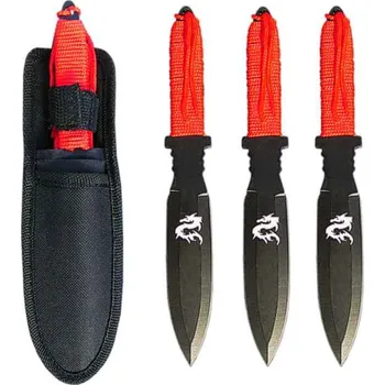 Sebeobrana Vrhací nože Drak 3ks (Vrhací nože prodej)
