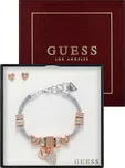 GUESS dámský set náramku a naušnic Charm Bracelet and Earrings