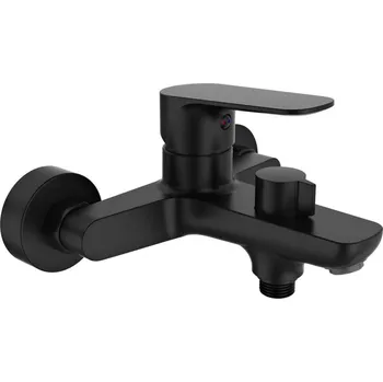 Vodovodní baterie DAKOTA, vanová stěnová baterie - rozteč 150mm, černá