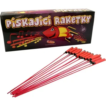 Zábavní pyrotechnika Klásek Pyrotechnics Pískající raketky 144 ks