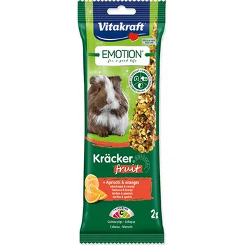 Krmivo pro hlodavce Tyčky VITAKRAFT Emotion Kracker Fruit Guinea Pig 112g (2 ks)