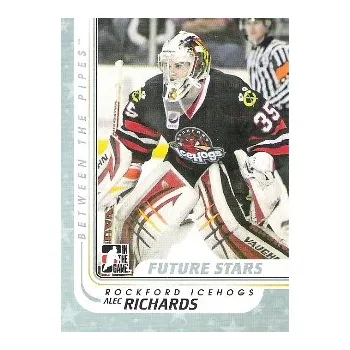 Sběratelská karetní hra řadová karta ALEC RICHARDS 10-11 BTP Future Stars číslo 46