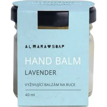 Péče o ruce Almara soap HAND BALM | LAVENDER Přírodní výživný balzám na ruce s levandulí 40 ml