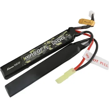 RC vybavení Airsoft Gens Ace LiPo – 3S 1200mAh 11,1V 3S1P (25C), Mini Tamiya Plug