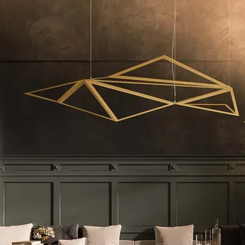 Quadrifoglio Group Starlight, zlaté svítidlo pro nepřímé osvětlení, 47W 2700K stmívatelné DALI, délka 146,6cm