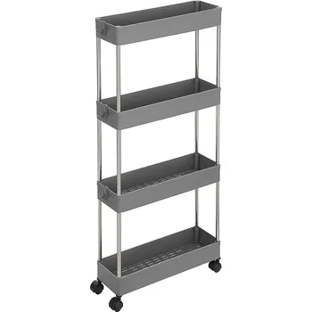 regál SONGMICS KSC008G01 šedý