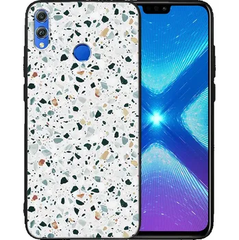 Pouzdro na tablet VSECHNONAMOBIL 52699 MY ART Ochranný obal Honor 8X -GREY TERRAZZO (163)