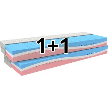 Matrace MPO Variant 1+1 Rozměr: 200cmx80cm, Typ potahu: Omyvatelný zdravotní potah, Výška matrace: 18 + 2x Polštářek + 1x prostěradlo 90 x 200 cm
