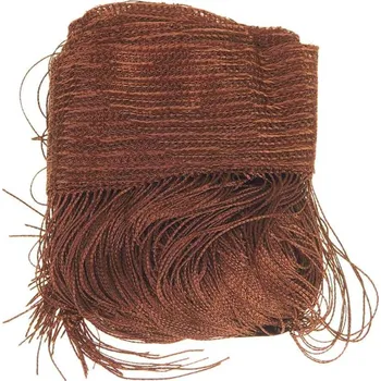 Záclona Šňůrková záclona 100cm hnědá (Špagetová záclona na okno, balkónové dveře)