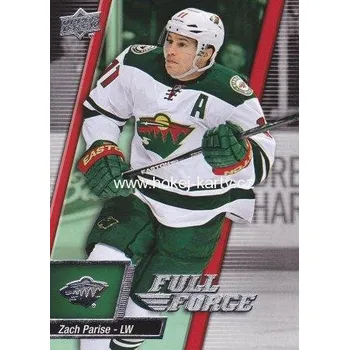 Sběratelská karetní hra řadová karta ZACH PARISE 15-16 Full Force číslo 96