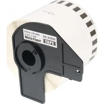 Samolepící etiketa Alternativní etikety Brother DK-22205, 62mm x 30,48m, souvislé role