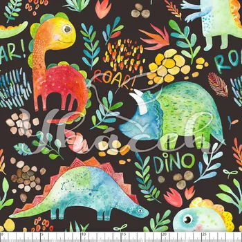 Fleece antipiling, Dinosauři roar na fialové