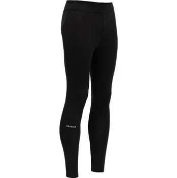 Pánské kalhoty Devold pánské běžecké legíny Running Merino Tights Barva: CAVIAR, Velikost: S