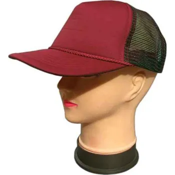 Kšiltovka Kšiltovka R.CAP bordó se síťkou (Čepice s tvrdým kšiltem a síťkou online prodej eshop TifanTEX)