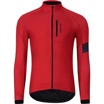 Cyklistická bunda HOLOKOLO Cyklistická zateplená bunda - 2in1 WINTER - červená