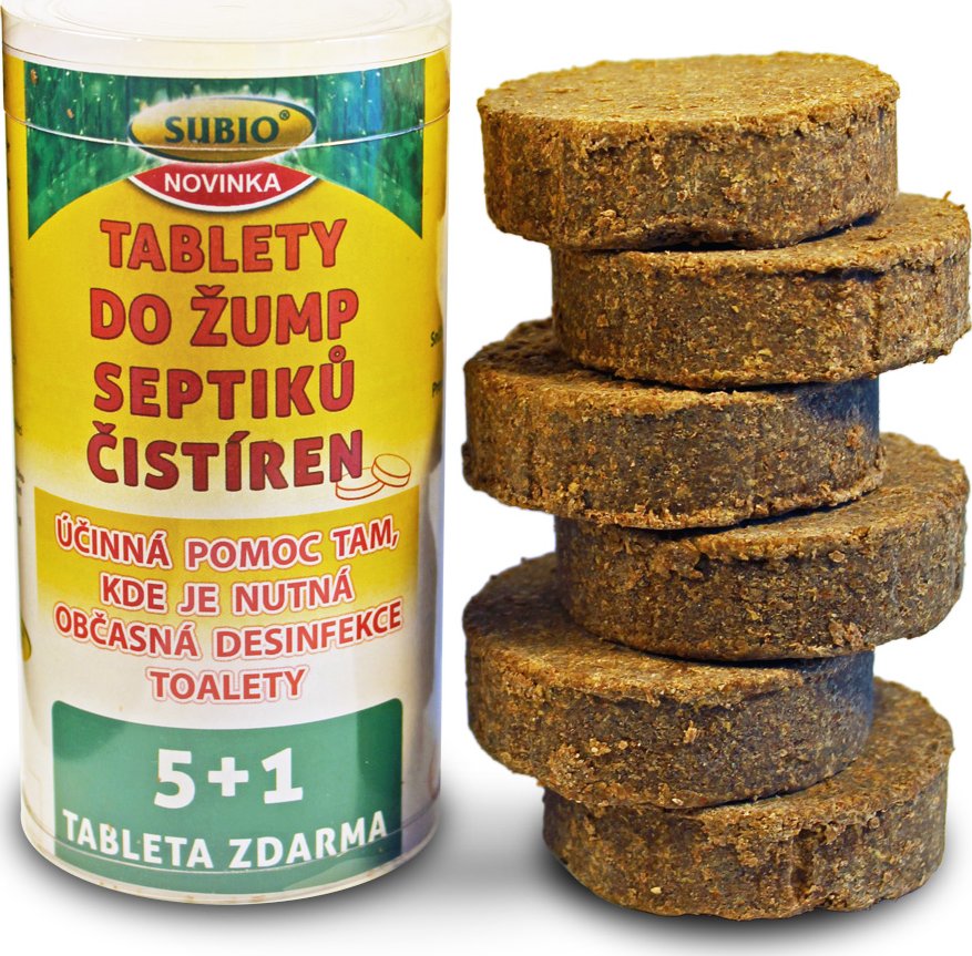Tablety do žump a septiků 5+1 ZDARMA