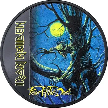 IRON MAIDEN Heavy Metalová kapela Iron Maiden coin Fear of the Dark – 1 oz stříbrná mince