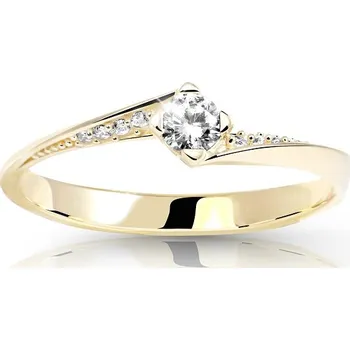 Prsten ŠPERKY-NM, Zlatý dámský prsten 1875 Barva zlata: růžová, Velikost prstenu: 59