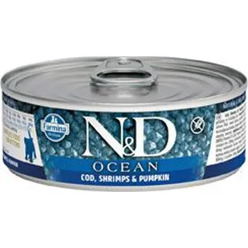 Krmivo pro kočku Konzerva N&D Cat Ocean Kitten Tuna & Cod & Shrimps & Pumpkin 70g