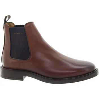Pánské tenisky GANT Pánský kožený hnedý kotník 25651374-G45-267 Velikost 42