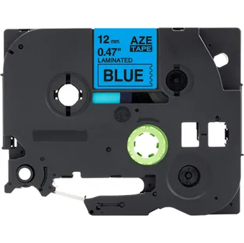 Pásek do tiskárny Alternativní páska Brother TZ-531 / TZe-531, 12mm x 8m, černý tisk / modrý podklad