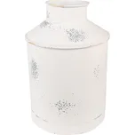 Béžová dekorativní plechová váza Fun Antique - Ø19*28 cm