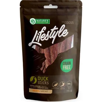 Pamlsek pro psa NATURE´S PROTECTION Dog Lifestyle Snack kachní tyčinky 75g