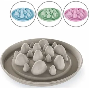 Miska pro psa Protihltací miska TOMMI Cactus Slow Food 7x32cm (MIX BAREV)