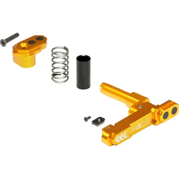 MAXX Hliníkový CNC záchyt zásobníku oboustranný pro M4/M16 (B) - žlutý