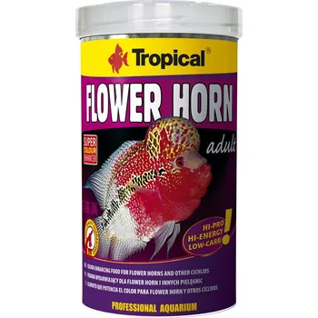 Krmivo pro rybičky TROPICAL Flower Horn Adult Pellet 3L / 1,14kg