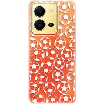 Pouzdro na mobilní telefon Odolné silikonové pouzdro iSaprio - Football pattern - white - Vivo X80 Lite 5G
