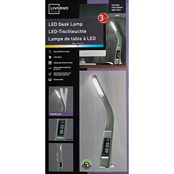 Lampička LIVARNO home Stolní LED lampa 340392 hnědošedá