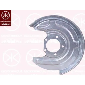 Brzdový kotouč Ochranný plech proti rozstřikování, brzdový kotouč KLOKKERHOLM 9539877