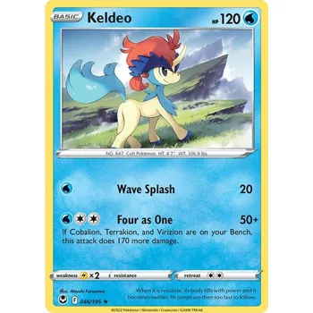 Sběratelská karetní hra Keldeo 046/195 - Silver Tempest Typ karty: Non-Holo