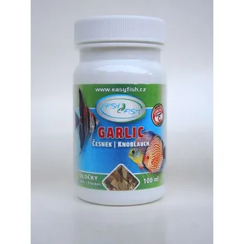 Krmivo pro rybičky EasyFish Garlic - česnekové vločky 100 ml
