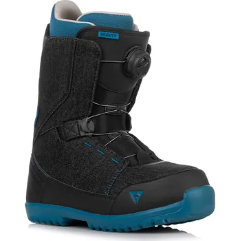 Boty na snowboard Gravity snowboards Dětské boty Gravity Micro Atop black/denim (SAMOSTATNĚ NEPRODEJNÉ - pouze k zakoupenému prknu) Velikost: 33