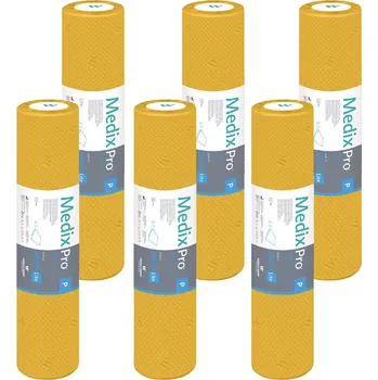 Medirole MedixPro Papírové prostěradlo dvouvrstvé Premium, 60 cm x 50 m, citron, 6 ks