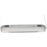 Ukončovací mřížka venkovní 200 x 90 mm - bílá