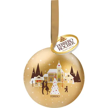 Bonboniéra Ferrero Rocher vánoční koule 37 g