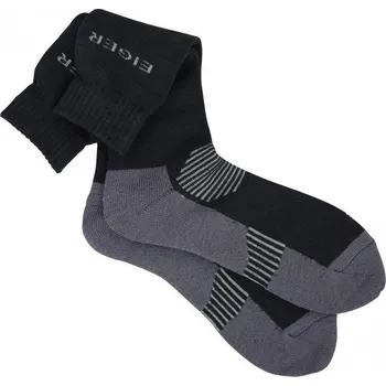 Pánské ponožky Ponožky Eiger Alpina Sock Black/Grey Velikost: 40/43