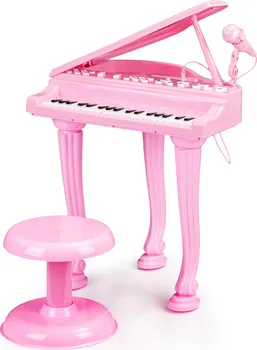 Hudební nástroj pro děti ModernHome Piano s mikrofonem Tinny růžové