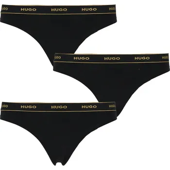 Kalhotky HUGO tanga 3 pack 003 - Vícebarevné / XS