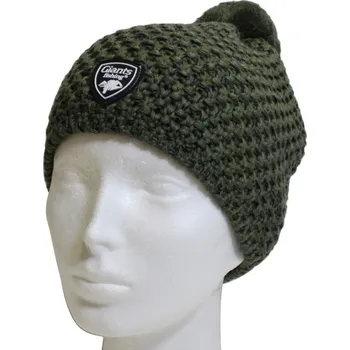 Čepice Zimní Čepice Giants Fishing s Bambulí Zelená